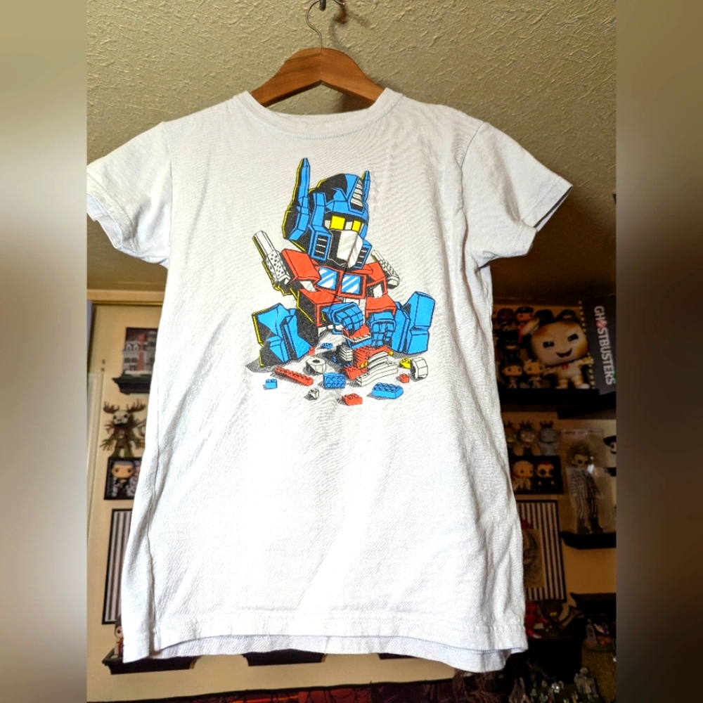 Transformers Lego Mashup Tee Fury T-shirt, Washed Never Worn